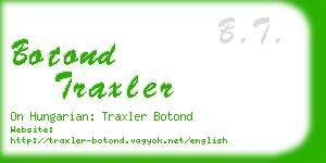 botond traxler business card